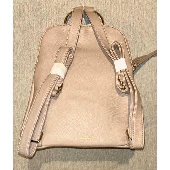 Tan bow backpack
